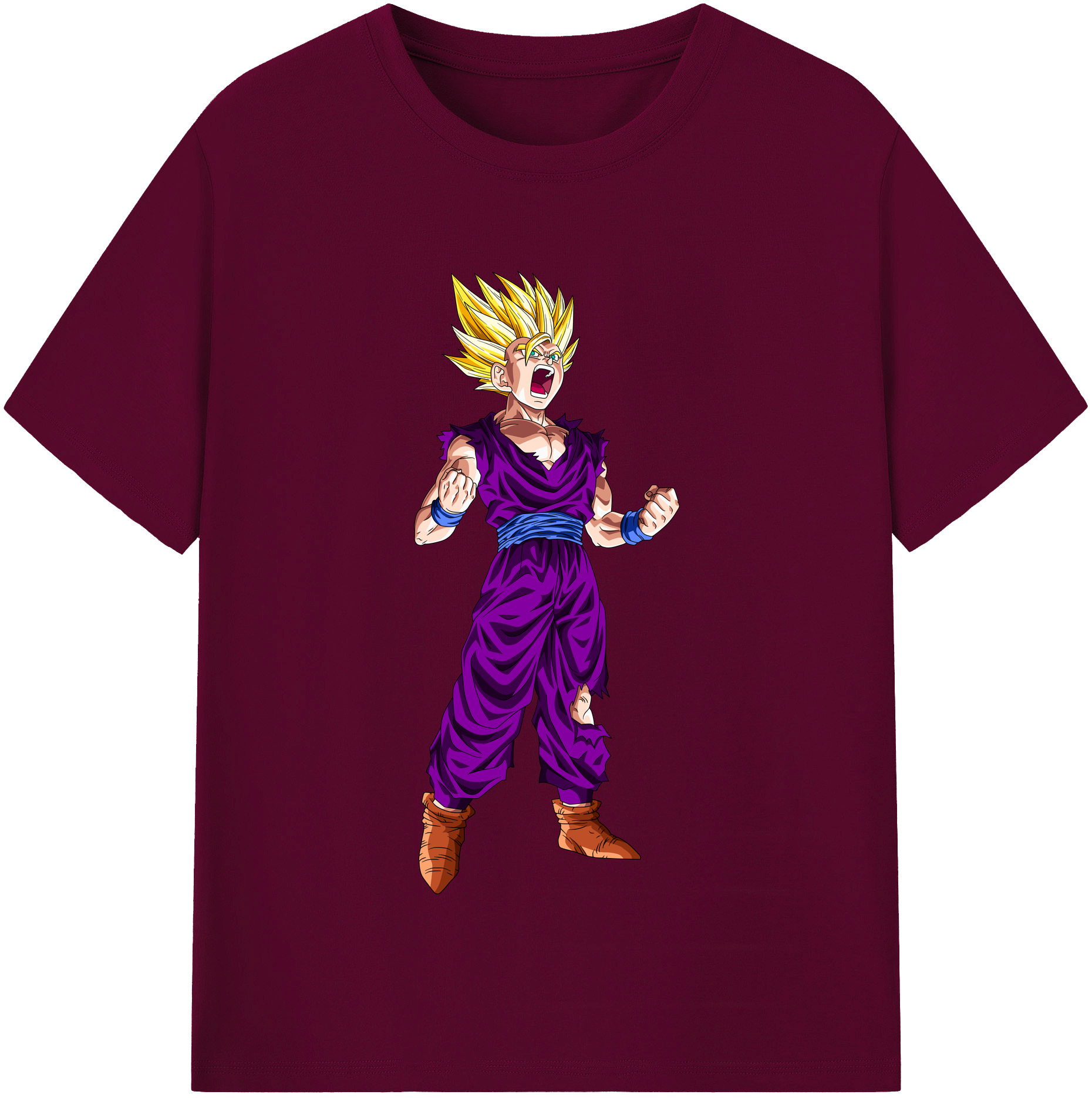 （画像用） ドラゴンボール 孫 悟飯（そんごはん）DRAGON BALL Son Gohan レディースカジュアルプリントTシャツ（綿100％）